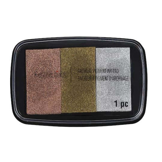 12 Pack: Treasure 3-Color Metallic Ink Pad by Recollections™